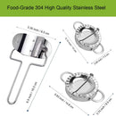 3 Pcs Dumpling Maker Dumpling Ravioli Mold Press Pie Mold Dough Stamp Cutte