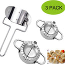 3 Pcs Dumpling Maker Dumpling Ravioli Mold Press Pie Mold Dough Stamp Cutte