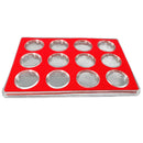 12 Zodiac Commemorative Coin Large Full Set of Positioning Box Coin Collect N3C7