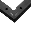 Black Aluminium Alloy 90 Degree 120x120mm Precision Clamping Square Woodworking Machinist Square Positioning Right Angle Clamping Measure