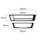 Carbon Fiber Interior Air Conditioning CD Panel for Audi A6 A7 12-18 Cup Ho