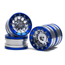 4Pcs Aluminum Alloy 1.9 Beadlock Wheels Rims for 1/10 RC Crawler Axial SCX1