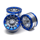 4Pcs Aluminum Alloy 1.9 Beadlock Wheels Rims for 1/10 RC Crawler Axial SCX1