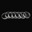 100Pcs 27mm Display Stands Easel for Coins Capsules Card Holders Challenge