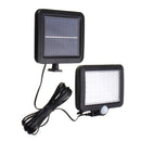 Solar Power 56 White LED PIR Motion Sensor Flood Wall Light Waterproof Outdoor Garden Security Lamp