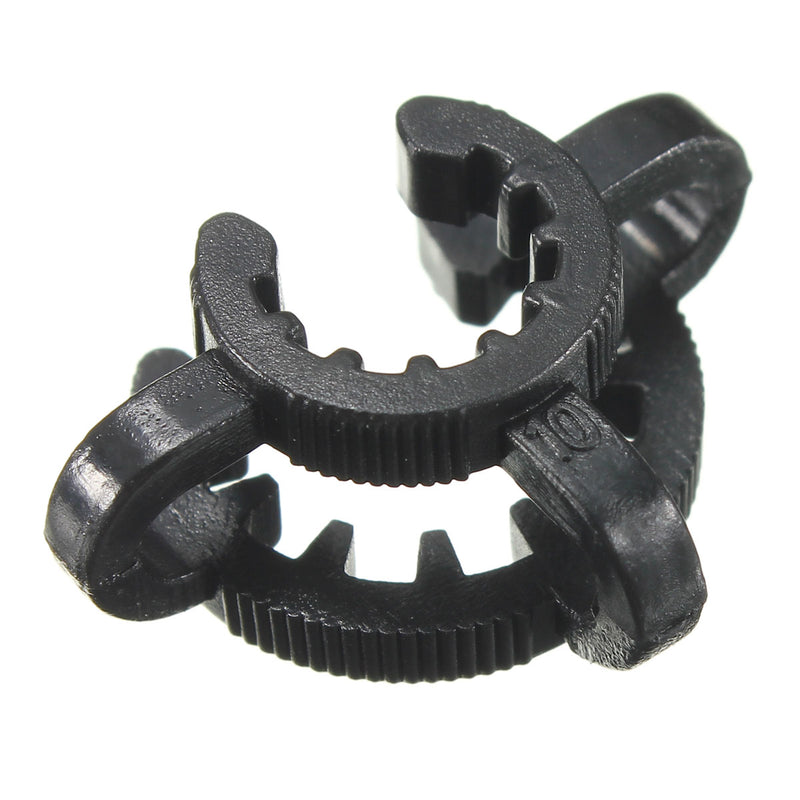 10Pcs Lab Plastic Clamp Clip Keck for Taper Glass Ground Joint 10/12/14/19/24/29/34/40/45#