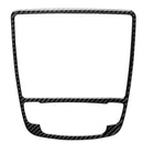 Carbon Fibe Gear Shift Panel Trim Frame Decorative Stickers for Audi A6 A7