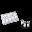 10Pcs Rat Year Commemorative Coins Roll Storage Box 27mm Reform Open Short