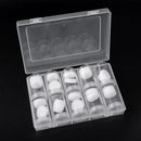 10Pcs Rat Year Commemorative Coins Roll Storage Box 27mm Reform Open Short