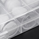 10Pcs Rat Year Commemorative Coins Roll Storage Box 27mm Reform Open Short