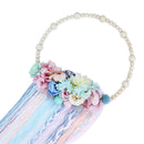 Nordic Style Wooden Beads Hair Ball Garland Tassel Wall Decoration Girl Hai