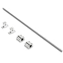 8mm x 500mm Linear Rail Shaft Rod with Bearing Guide Support and Bearing Block