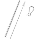 Telescopic Reusable Straws, Portable Stainless Steel Metal Drinking Straw C