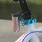 Aluminum COB USB Rechargeable Bike Light Taillight LED Warning Safety Bicycle Cycling Light