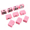 10Pcs Pink Silicone Case for Hotend Heating Block Protective Cover 280 for 3D Printer