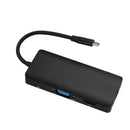 9 in 1 USB-C Type C HUB to 3.5mm Audio Mic 4K HDMI VGA RJ45 Lan Adapter USB