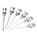 12Pcs/Set 1'' Stainless Steel Blunt Tip Dispensing Needle Luer Lock for Syringe Refilling and Measuring Liquid Industrial Glue Applicator