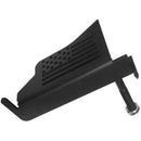2 x Front Foot Pegs Stainless Steel Black Coated Foot Rest Grille Kick Pane