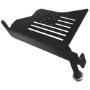 2 x Front Foot Pegs Stainless Steel Black Coated Foot Rest Grille Kick Pane