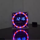 Geekcreit? Upgrade DIY EC1515B DS1302 Light Control Rotation LED Electronic Clock Kit Size 81x81x2mm