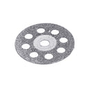 Drillpro 10Pcs 20/22/25/30mm Diamond Coated Saw Blade 8 Holes Cutting Discs with 3Pcs Mandrel for Dremel