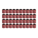 Drillpro 132pcs 120 Grit 1/4 3/8 1/2 Inch Sanding Drum with Sanding Mandrel Rotary Tool Accessories