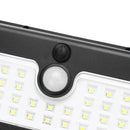 44LED Solar Powered PIR Motion Wall Security Light Garden Outdoor Lamp Wateproof