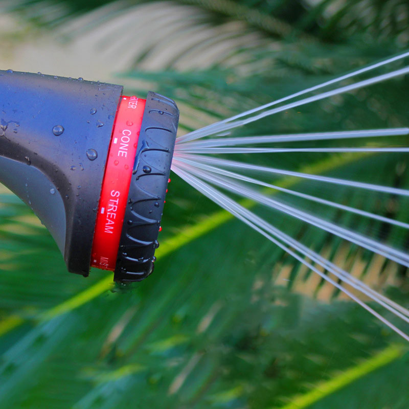 Garden Spraying Gun Flower Plants Watering Sprinkler 8 Patten Irrigation House Cleaning Tools