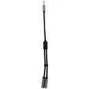 3.5mm 1 to 2 Dual Y Splitter Cable Adapter Earphone for Couple Girlfriend P