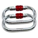 1 Pair Climbing Carabiner for Yoga Hammock 25KN Professional Master Lock Ca