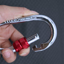 1 Pair Climbing Carabiner for Yoga Hammock 25KN Professional Master Lock Ca