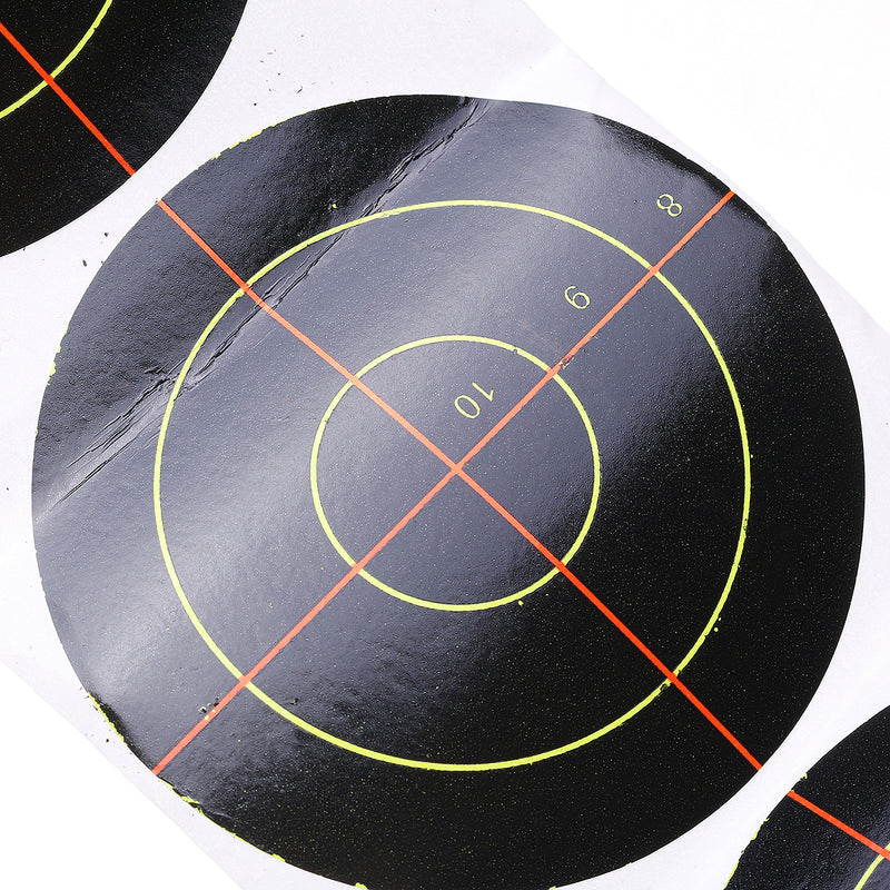 100pcs/250pcs 7.5cm Width Roll Shooting Adhesive Target Splatter Reactive Target Sticker