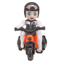 Puzzle Car Toy Trick Stunt Tricycle Light Music Rotate Bike Toys Rechargeable