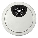 50mm Cable Tidy Port Surface Outlet Wire Hole Cover for Computer Desk Table