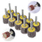 10pcs 25mm 40&80 Grit Flap Wheel Disc Set Sanding Drill Abrasive Sandpaper Polishing Tool