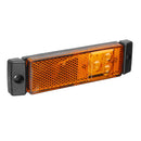 3 LED Side Marker Lights with Rear Reflector Indicator 12-24V Amber/Red/White For Truck Lorry Trailer