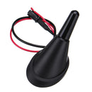 Car Universal Vehicle 3cm Short Rod Roof Antenna + Raku 2 Sockets with Amplifier Set
