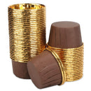 100Pcs Aluminum Foil Cupcake Cups,Disposable Muffin Liners, Baking Cups, AluO7I4