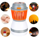 Solar Panel LED Electric Mosquito Dispeller Fly Bug Insect Pest Trap Killer Waterproof USB Light