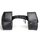 Universal Motorcycle PU Leather Small Saddlebags Side Storage Tool Bag For Harley