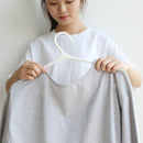 QUANGE 10Pcs Cloth Hanger Plastic Non-trace Hangers with Small Hook from Xiaomi Youpin