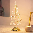 Led Christmas Lights Crystal Christmas Tree Lights Room Bedroom Table Lamp CI7H2