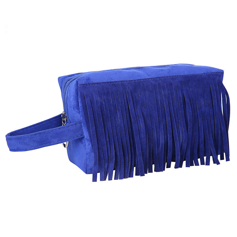 Honana CB-04 Toiletry Storage Bag Travel Kits Organizer Bags Tassel Handbag Makeup Bag Cosmetic Bag