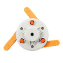 Dual-Use Trimmer Head Hay Mower Head Nylon Weeder Work Head with Blade for Lawnmower Garden Accessories