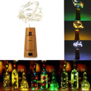 75cm 15 LED Cork Bottle Stopper Light Glass Wine Copper Wire Fairy String for Xmas Party Wedding