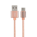 FONENG Metal Alloy  1M TYPE-C Nylon Braid USB Charging Cable for Tablet Cell Phone