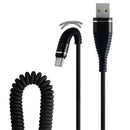 Bakeey 2.4A Spring Micro USB Type C Fast Charging Data Cable For Huawei P30 Pro Mate 30 5G Xiaomi 9Pro Redmi K20 Pro K30 S10+ Note 10 5G