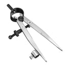 Spacing Compass Wing Divider Rotating Scriber Leather Drafting With Pencil Holder Tools Kit
