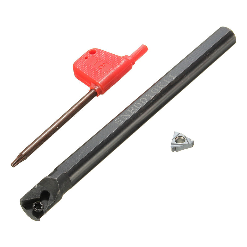 SNR0010K11 Internal Lathe Threading Boring Turning Tool Holder with 11IR AG60 Insert