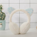 Ladies Winter Warm Cute Earmuffs Outdoor Earmuffs Creative New Sequins Cat EM5V4